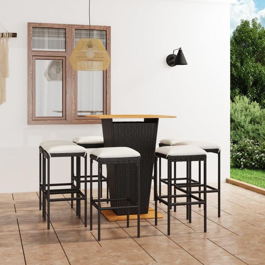 VidaXL Bar-set poly-rattan  