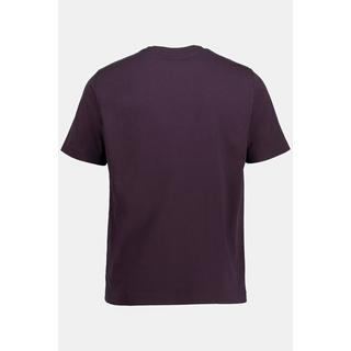 JP1880  T-shirt Basic en coton peigné, col rond violet d'aniline 