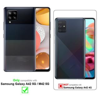 Cadorabo  Hülle für Samsung Galaxy A42 4G Magnetverschluss, Kartenfach 