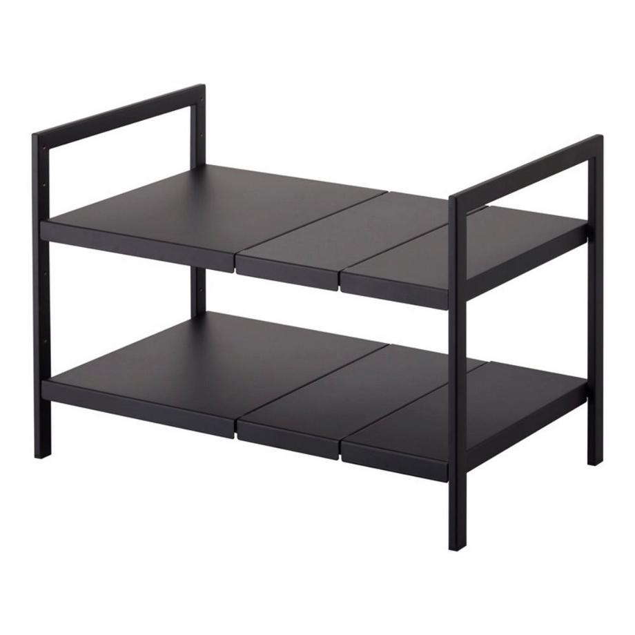 Yamazaki TOWER Regal ausziehbar   Schwarz  