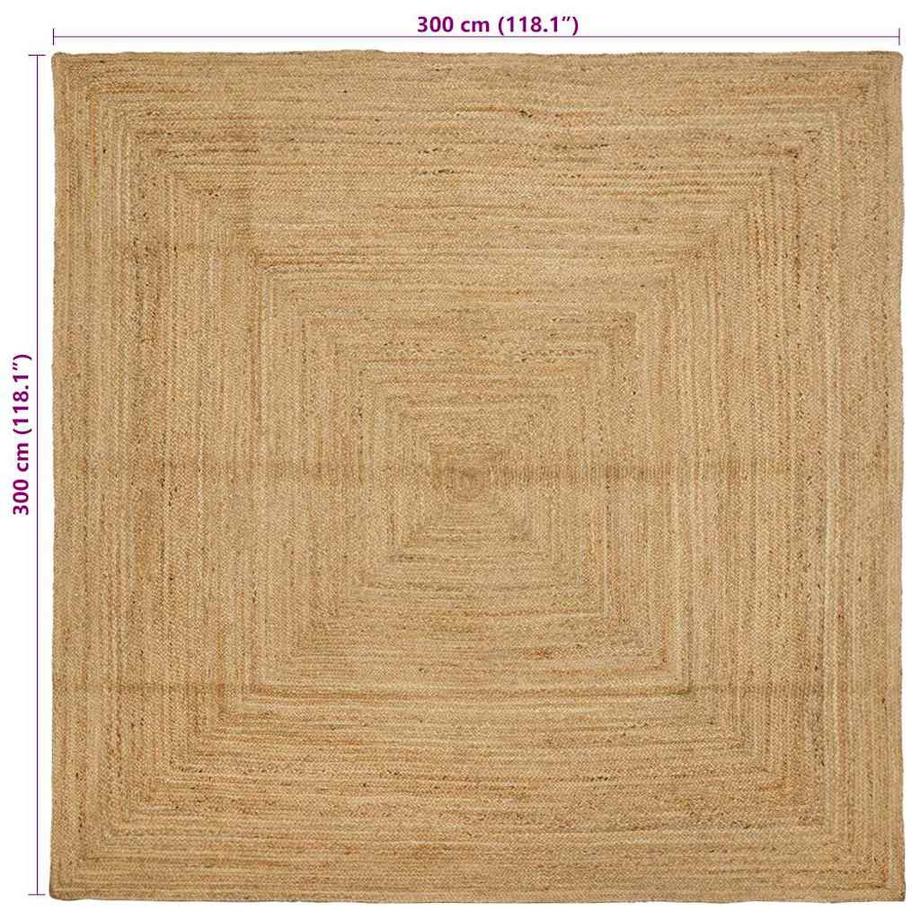 VidaXL  Tapis d'accent jute 