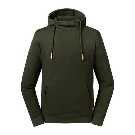 Russell  Pure Organic Sweatshirt à capuche à col haut 