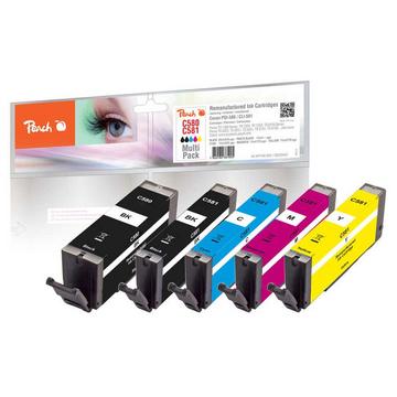 PI100-356 cartouche d'encre 5 pièce(s) Compatible Rendement standard Noir, Cyan, Magenta, Jaune