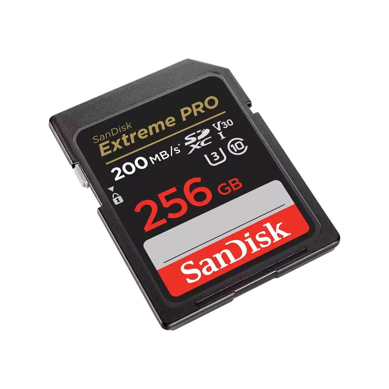 SanDisk  SANDISK SDXC Extreme Pro 256GB 200MB/s UHS-I C10 V30 U3 