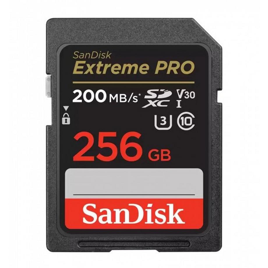 SanDisk  Extreme PRO SDXC /s UHS-I (SDXC, 256 GB, U3, UHS-I) 