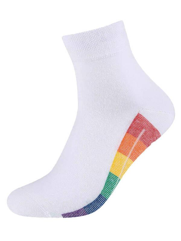 camano Quarter Rainbow Calze Confezione da 6  