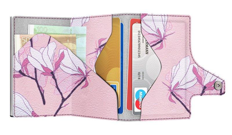 Tru Virtu CLICK & slide Cherry Blossom Wallet  
