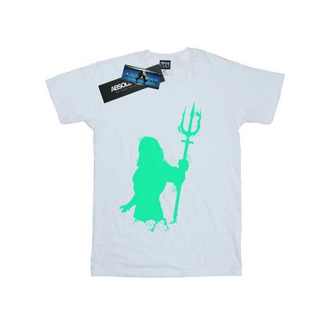 DC COMICS  Tshirt AQUAMAN AQUA SILHOUETTE 