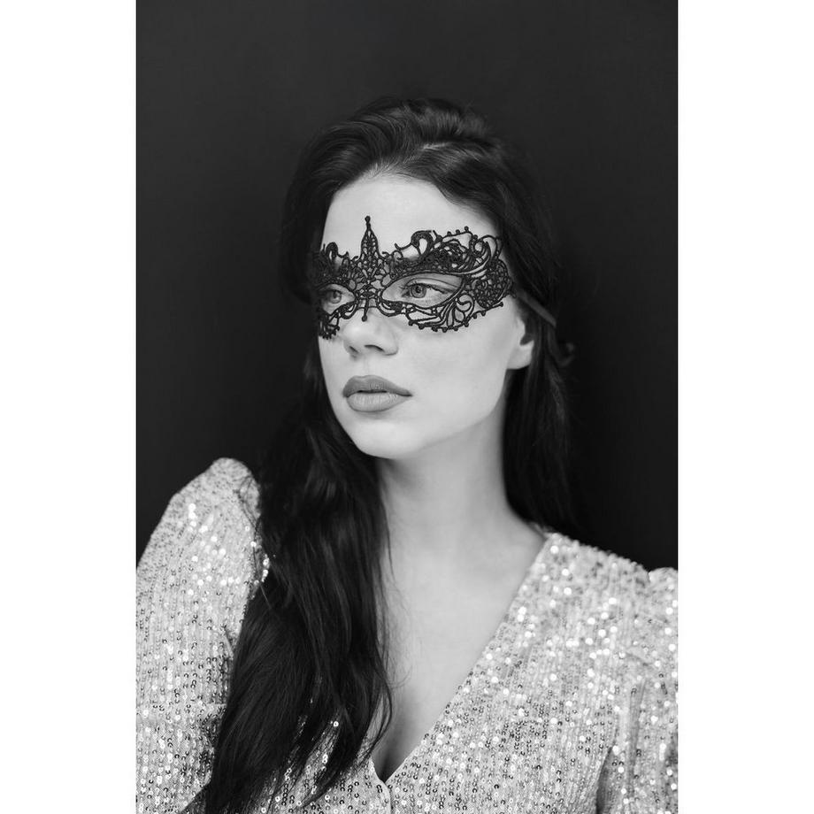 PartyDeco  Partyaccessoire Maske aus Spitze, Muster1 