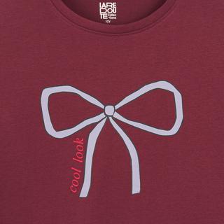 La Redoute Collections  T-shirt manches longues imprimé noeud 
