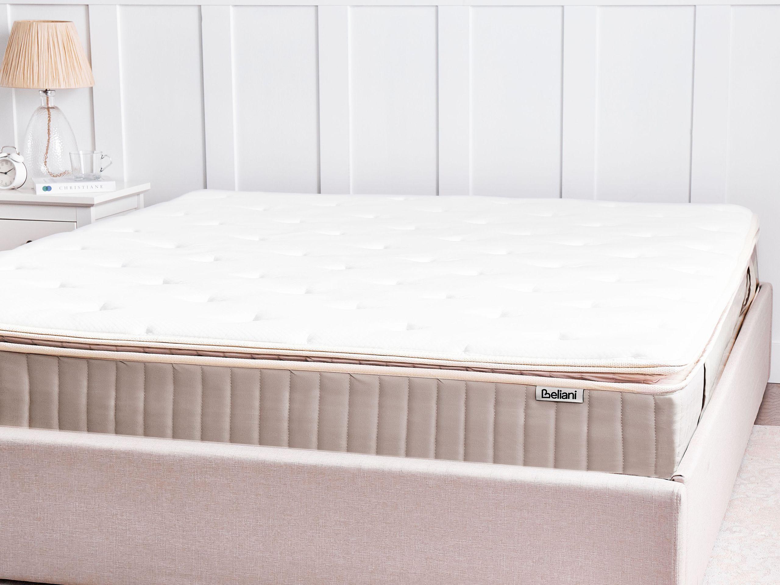 Beliani Materasso a molle insacchettate in lattice en Molle insacchettate DAYDREAM  