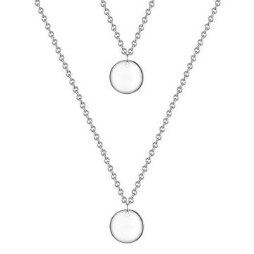 Femme Collier en argent Cercle