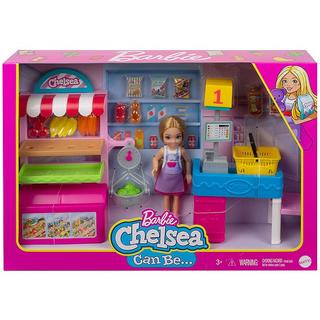 Barbie  Chelsea Puppe und Supermarkt Spielset 