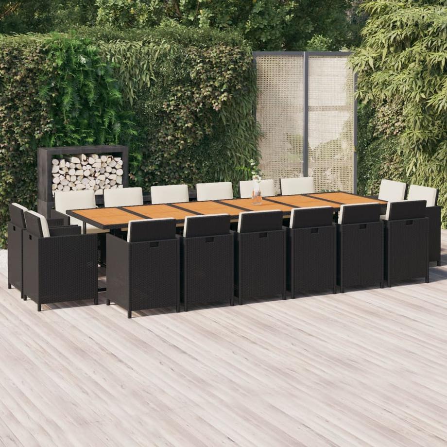 VidaXL set da pranzo da giardino  
