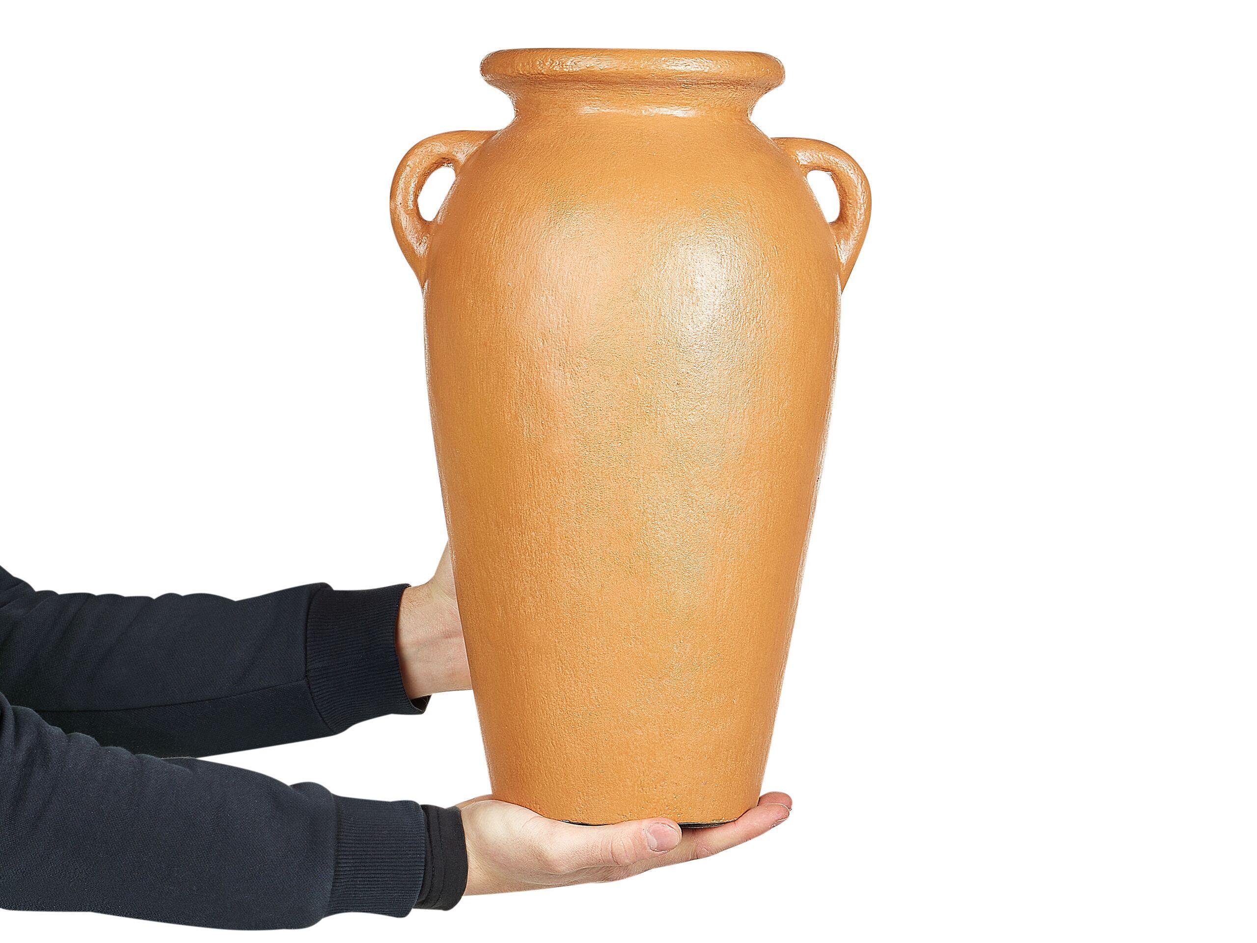 Beliani Vaso decorativo en Terracotta Rustico DABONG  