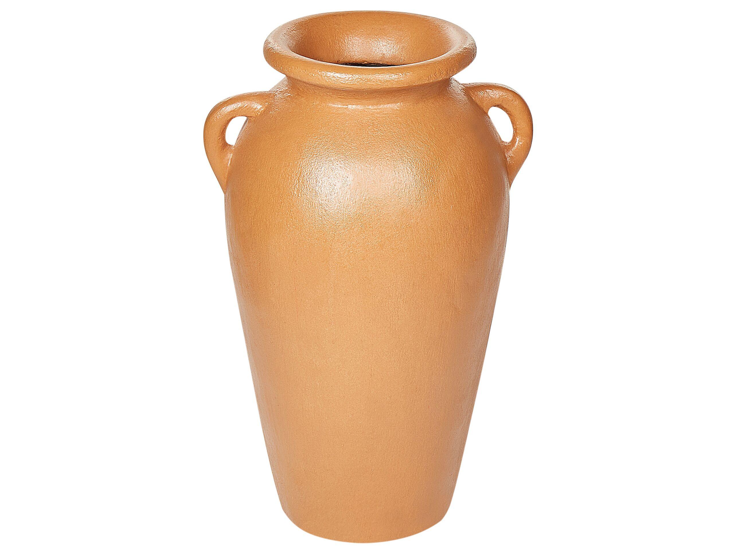 Beliani Vaso decorativo en Terracotta Rustico DABONG  