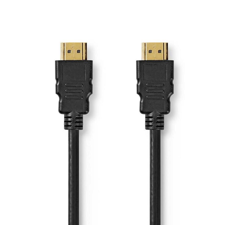 Câble HDMI™ Ultra High Speed | HDMI™ Contact | HDMI™ Contact | 8K@60Hz | 48 Gbps | 3,00 m | Rond | 6,7 mm | Svart | Label