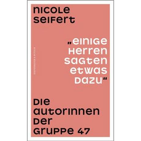 'Einige  sagten etwas dazu' Seifert, Nicole Copertina rigida 