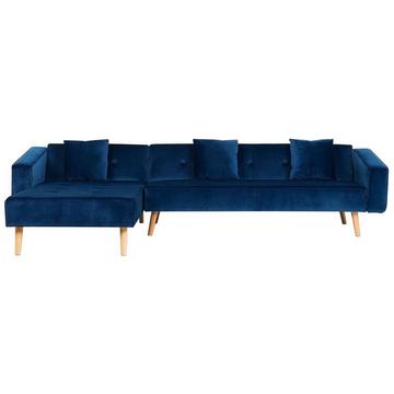 Ecksofa aus Samtstoff Modern VADSO