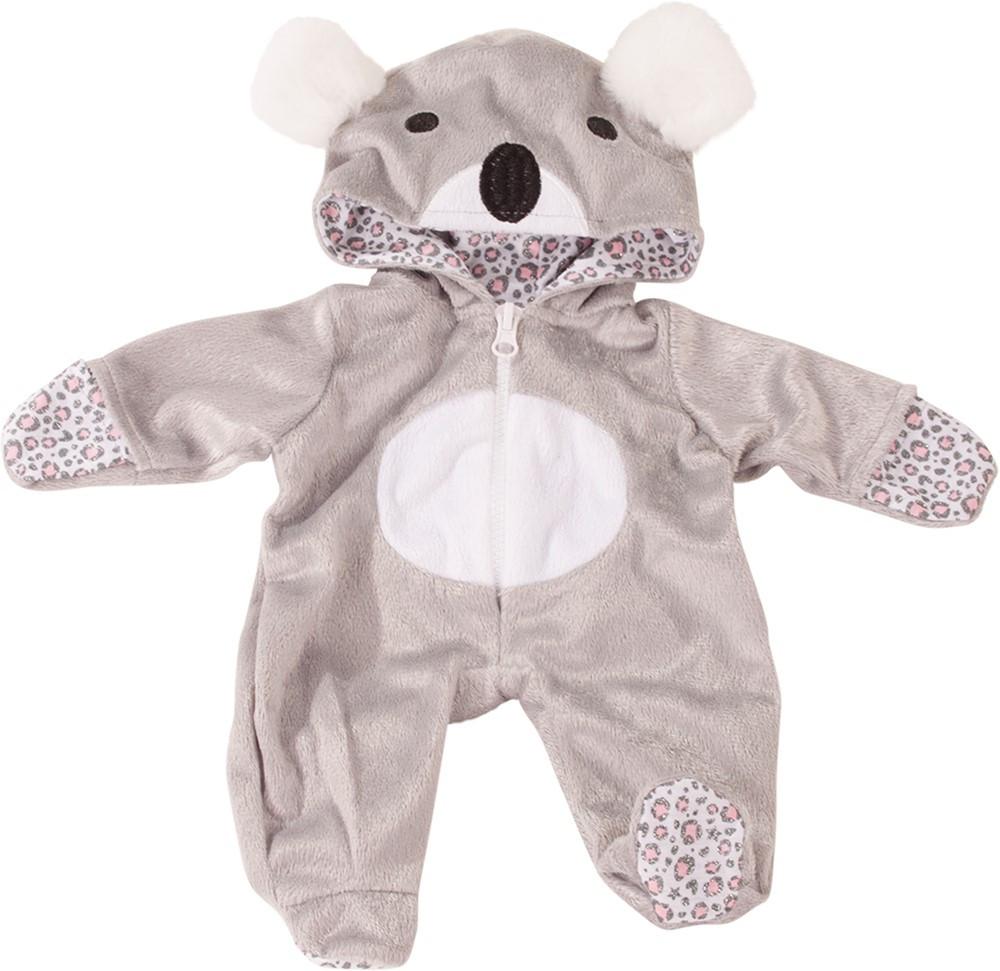 Götz  3402915 Onesie Koala Einteiliger Puppen-Overall Puppenbekleidung Gr. S Bekleidungsund Zubehörset für Babypuppen 30 33 cm 