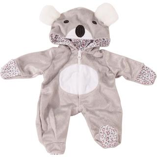 Götz  3402915 Onesie Koala Einteiliger Puppen-Overall Puppenbekleidung Gr. S Bekleidungsund Zubehörset für Babypuppen 30 33 cm 