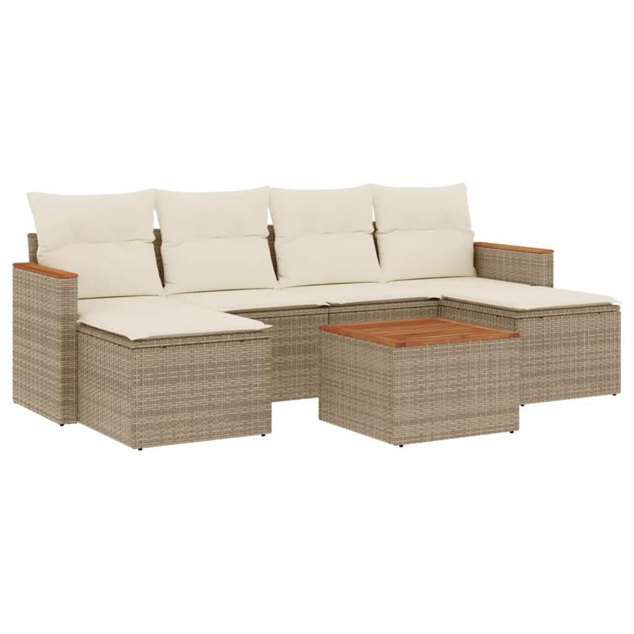 set divano da giardino Polirattan