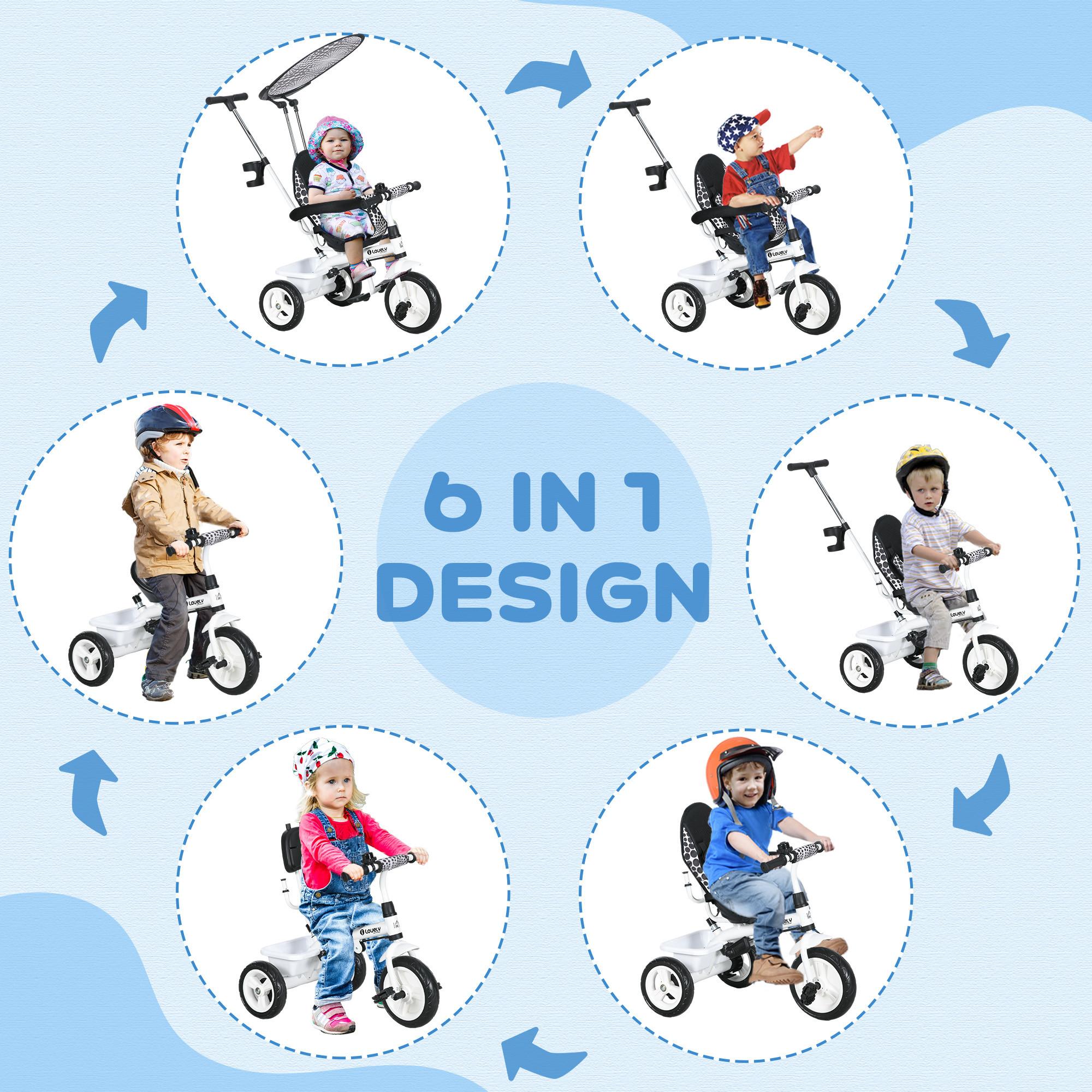 HOMCOM  Tricycle pour enfants 