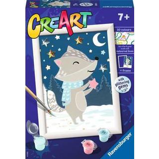 Ravensburger  Ravensburger CreArt Paint by Numbers - Cute Badger 