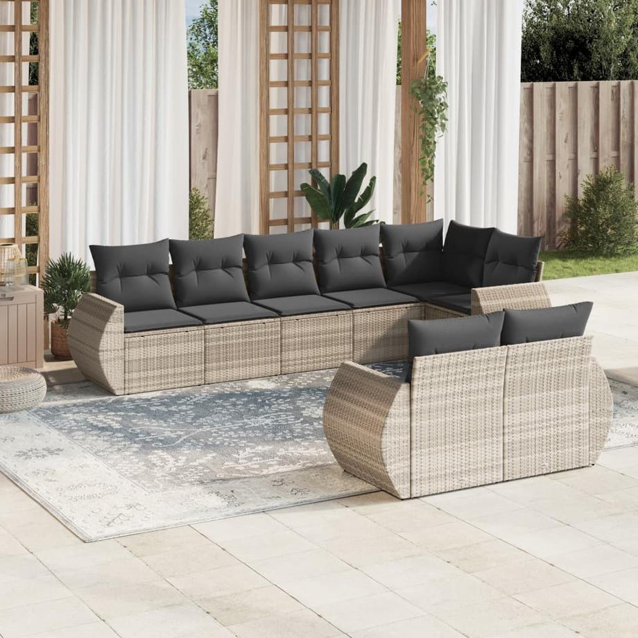 VidaXL Garten sofagarnitur poly-rattan  