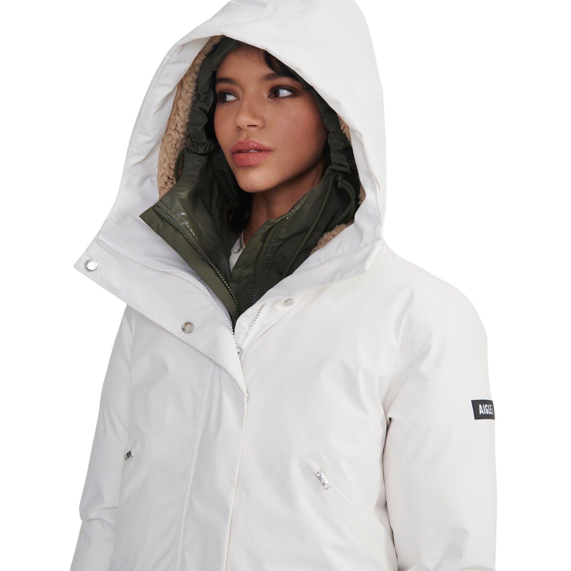 AIGLE  parka mi-longue à capuche mtd® 