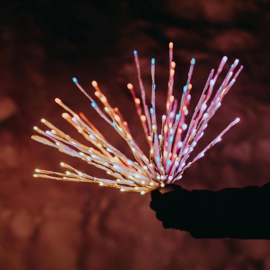 twinkly Spritzer 3D mit 200 RGB LED 4.3mm  