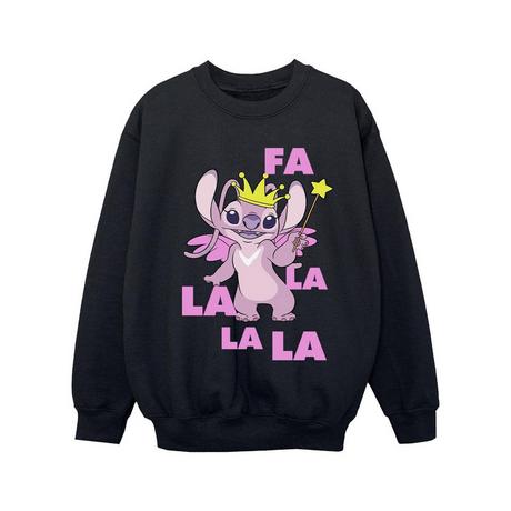 Disney  Angel Fa La La Sweatshirt 