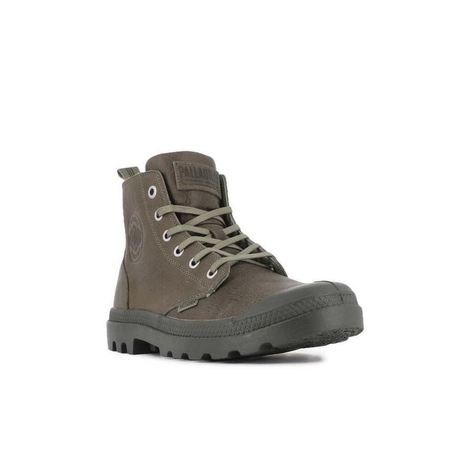 PALLADIUM Baskets en cuir fermeture éclair Pampa Ess  