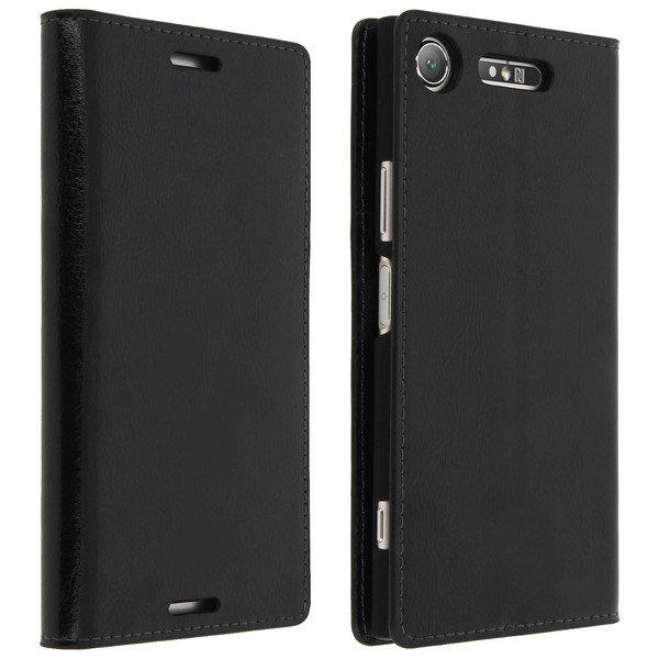 Avizar  Sony Xperia XZ1 Flip-Case aus Echtleder 