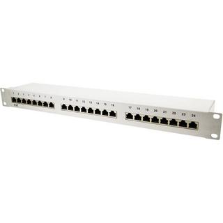 LogiLink  24 Port Netzwerk-Patchpanel 483 mm (19) CAT 6 1 HE 