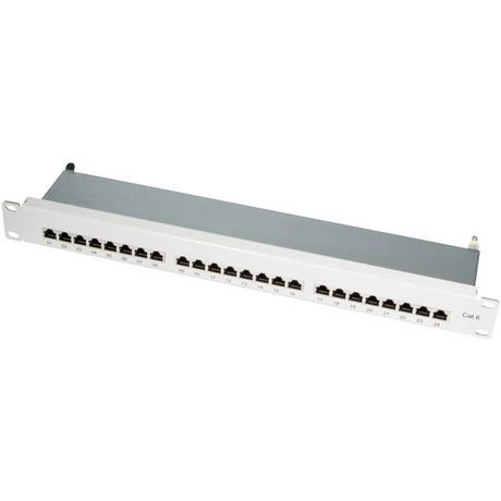 LogiLink  24 Port Netzwerk-Patchpanel 483 mm (19) CAT 6 1 HE 