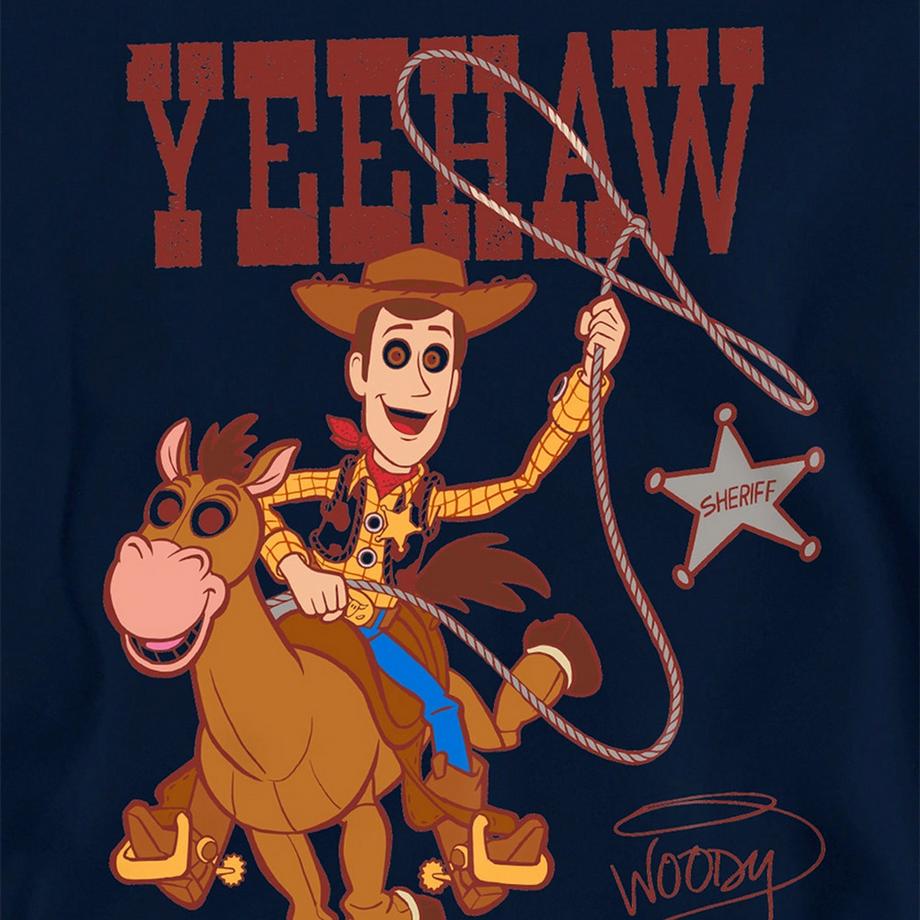 Toy Story  Sweat À Capuche Motif Woody Et Pilepoil Yeehaw 