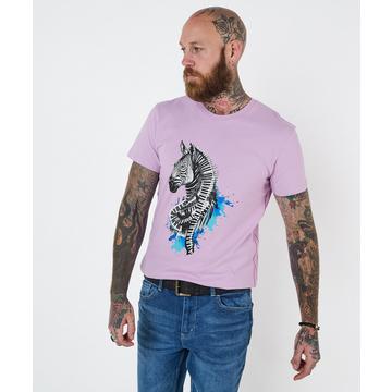 Musikalisches Zebra-Grafik-T-Shirt