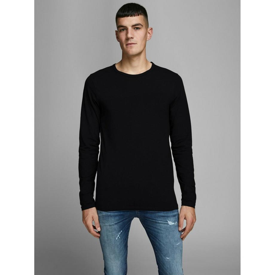 JACK & JONES Basic O-Neck Langarm T-Shirt  