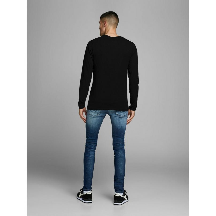 JACK & JONES Basic O-Neck Langarm T-Shirt  