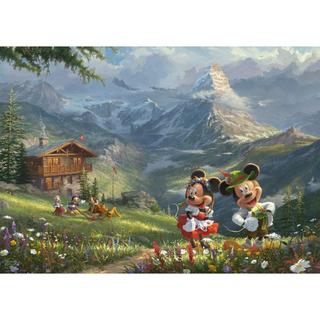 Schmidt  Puzzle Mickey Mouse & Minnie in den Alpen (1000Teile) 