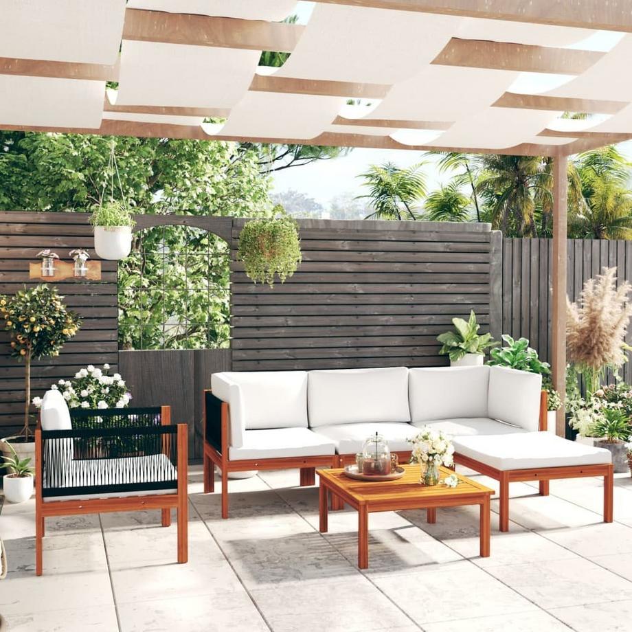 VidaXL set divano da giardino Legno di acacia  