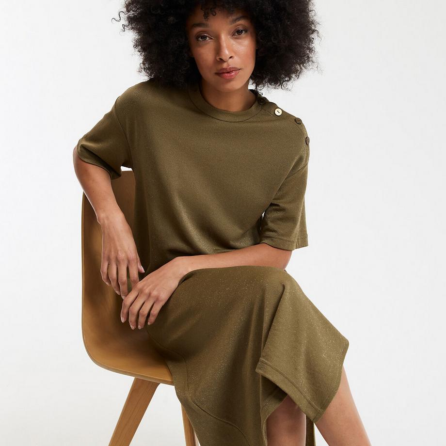 La Redoute Collections Robe droite pailletée  