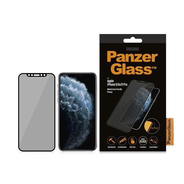 PanzerGlass  ™ Privacy Displayschutzglas  iPhone 11 Pro | X | Xs | Edge-to-Edge 