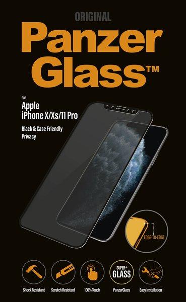 PanzerGlass  ™ Privacy Displayschutzglas  iPhone 11 Pro | X | Xs | Edge-to-Edge 