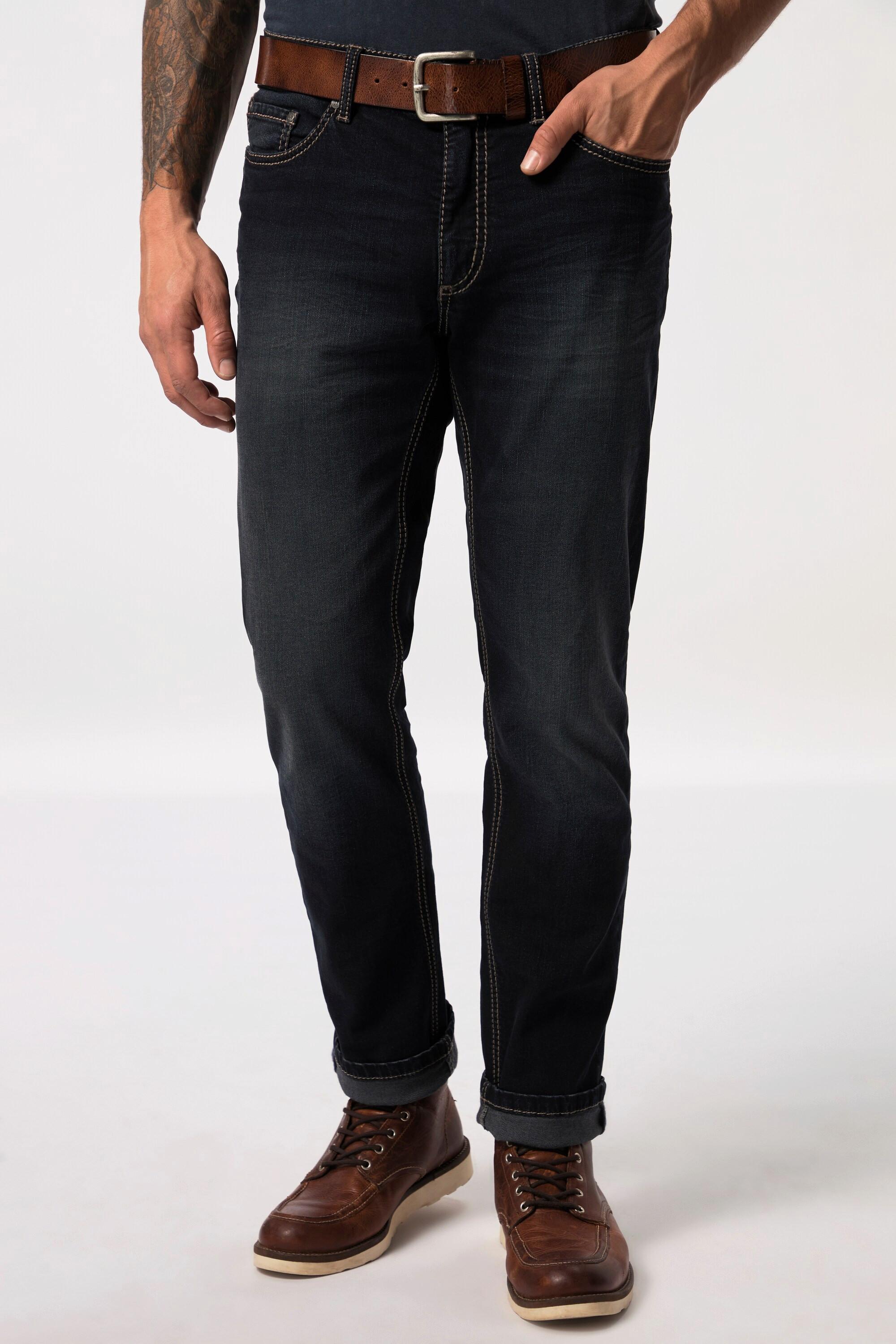 JP1880  Jeans, FLEXNAMIC®, Kontrast Stitching, 5-Pocket, Straight Fit 