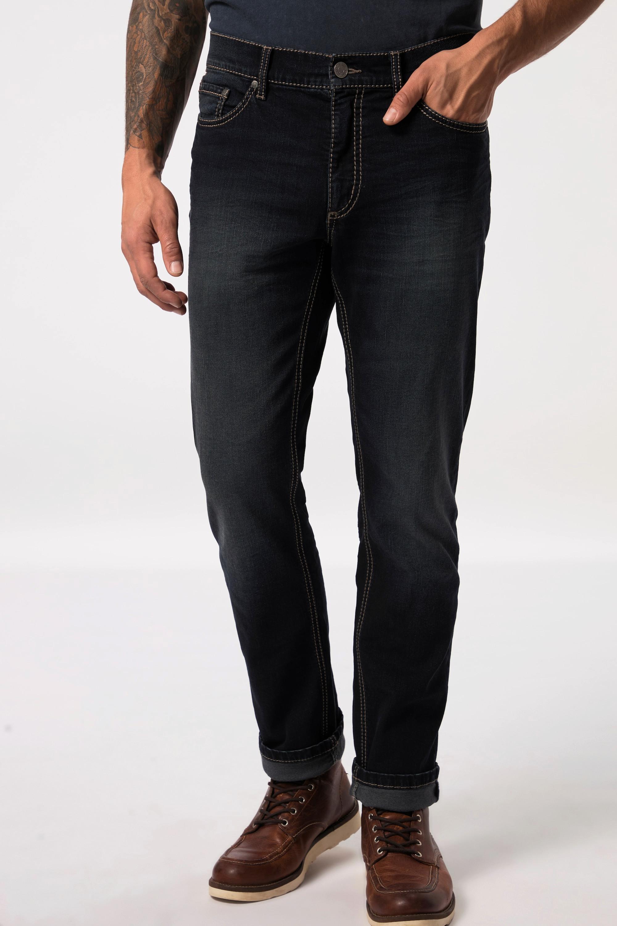 JP1880  Jeans, FLEXNAMIC®, Kontrast Stitching, 5-Pocket, Straight Fit 