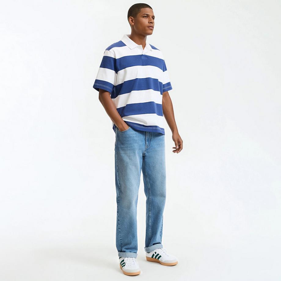 La Redoute Collections Polo a righe Boxy Fit  