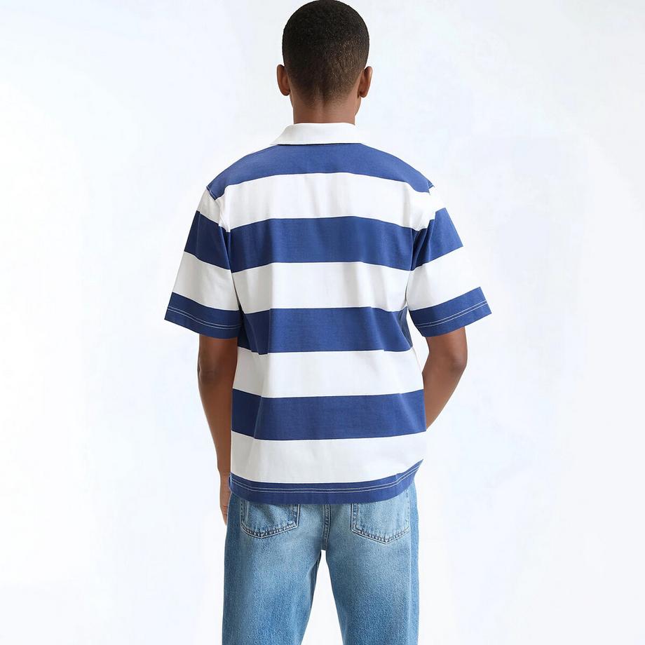 La Redoute Collections Polo a righe Boxy Fit  