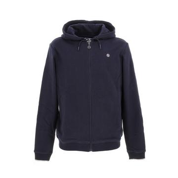 molton-hoodie mit reißverchlu erge blanco